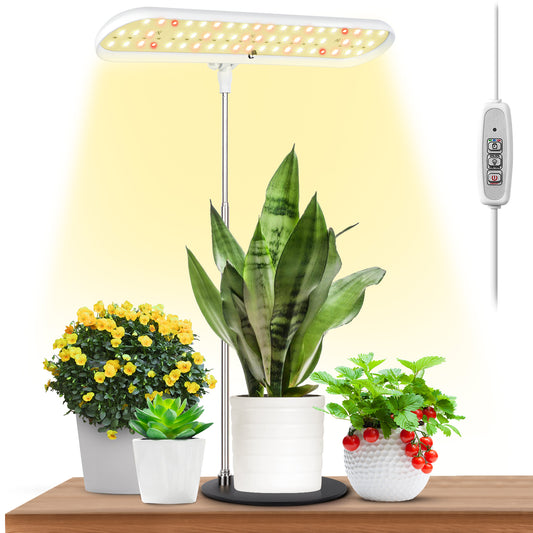 FOXGARDEN White Design Plant Lamp with Base