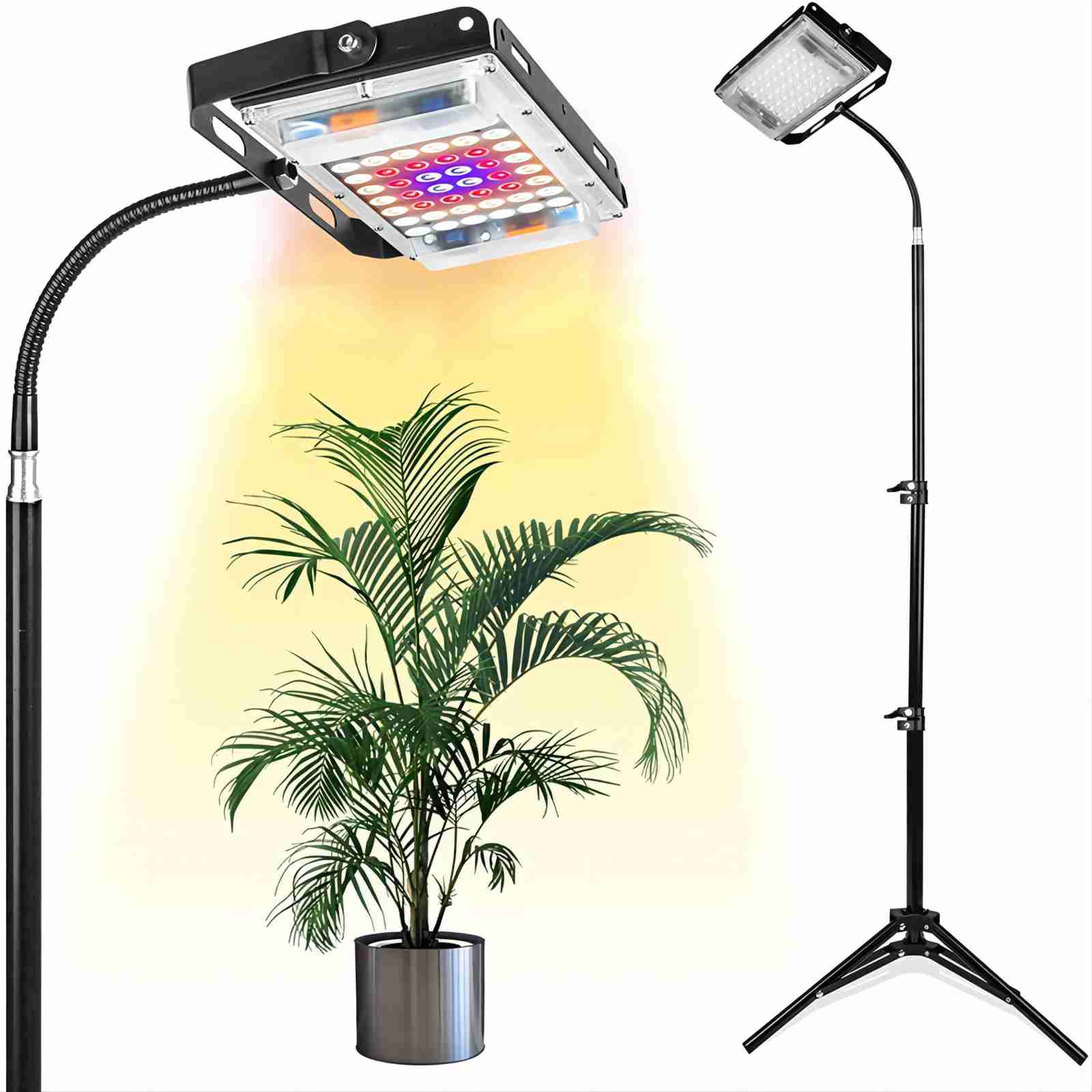 led grow lights for one plant FOXGARDEN One-head Grow Light with Stand