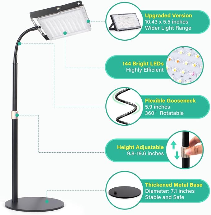 FOXGARDEN Desk Plant Lamp Plus