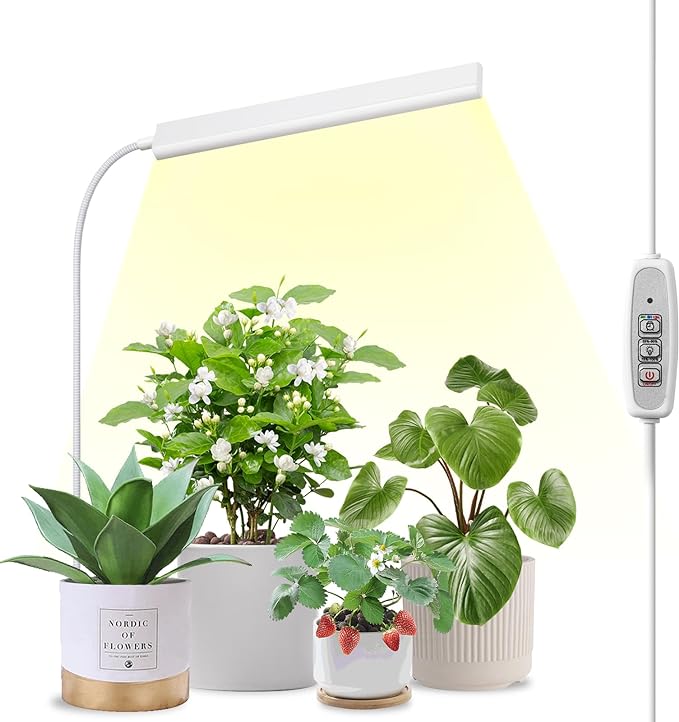 FOXGARDEN Gooseneck Grow Light Strip, White