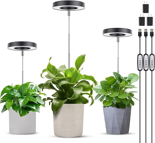 FOXGARDEN Halo Grow Light, Black