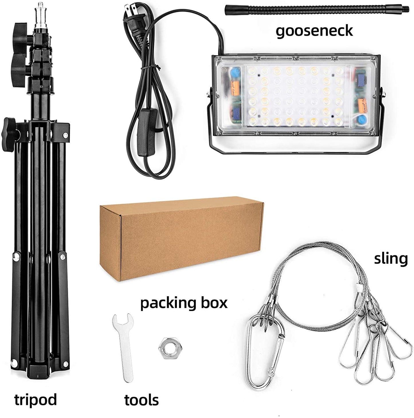 FOXGARDEN One-head Grow Light with Stand