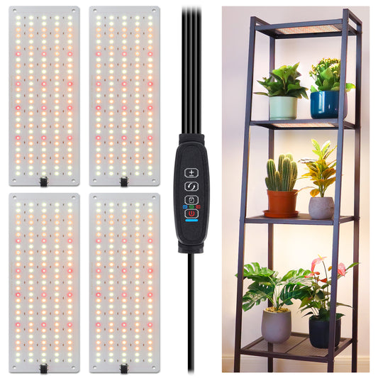 FOXGARDEN  Ultra-thin Aluminum Plant Light, One Wire with Four Lights