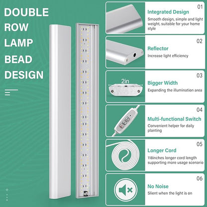 FOXGARDEN Aluminum Grow Light Strip, One Light Strip