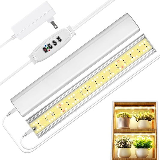 FOXGARDEN Aluminum Grow Light Strip, One Wire with Two Lights