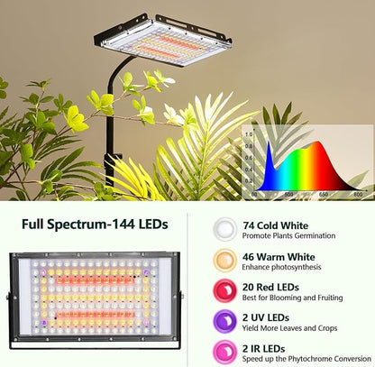FOXGARDEN One-head Grow Light  with Stand Plus