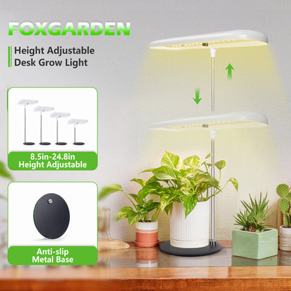 wholesale indoor plant lamp FOXGARDEN White Design Plant Lamp with Base